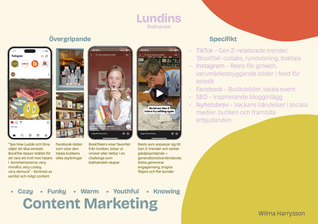 Content marketing case Lundins bokhandel